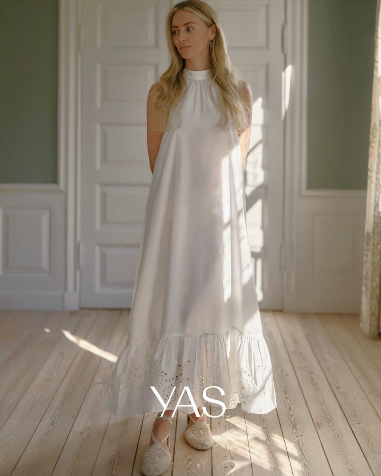 YASKERSTIN Long Dress - Star White